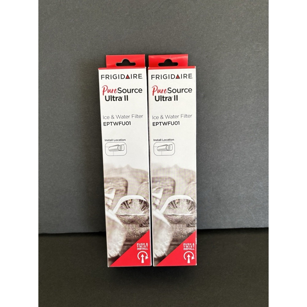 2 PACK Fit Frigidaire EPTWFU01 Pure Source Ultra II Refrigerator Water Filter,US